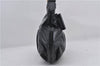 Authentic GUCCI Queen Hobo Shoulder Hand Bag PVC Leather 189885 Black 1608E