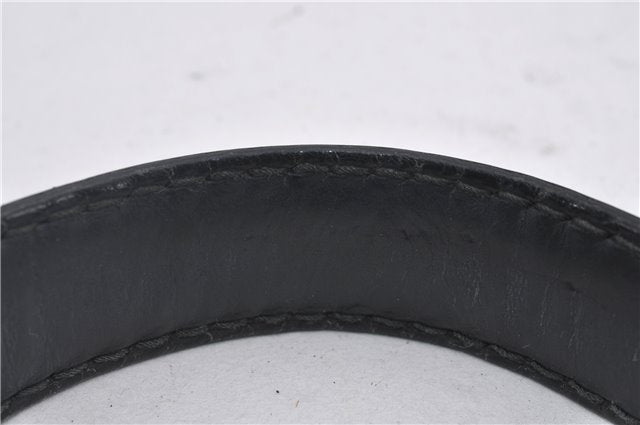 Authentic GUCCI Queen Hobo Shoulder Hand Bag PVC Leather 189885 Black 1608E