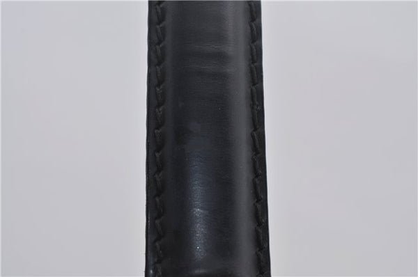 Authentic GUCCI Queen Hobo Shoulder Hand Bag PVC Leather 189885 Black 1608E