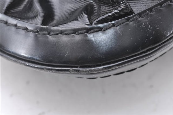 Authentic GUCCI Queen Hobo Shoulder Hand Bag PVC Leather 189885 Black 1608E