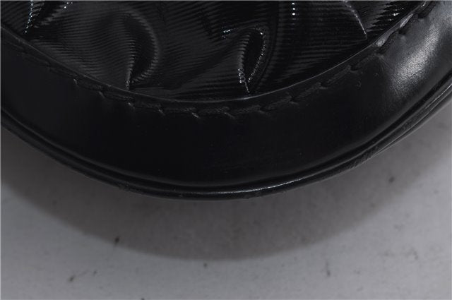 Authentic GUCCI Queen Hobo Shoulder Hand Bag PVC Leather 189885 Black 1608E