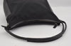 Authentic GUCCI Vintage Shoulder Bag Purse Nylon Leather 0013766 Black  1608I