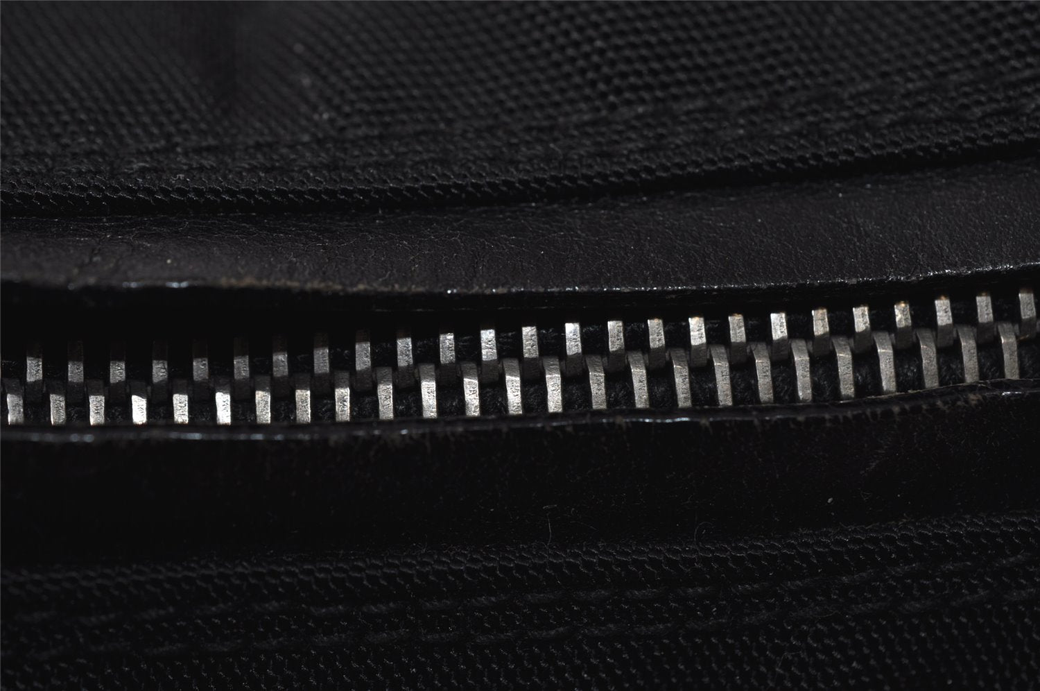 Authentic GUCCI Vintage Shoulder Bag Purse Nylon Leather 0013766 Black  1608I