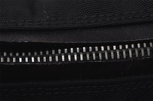 Authentic GUCCI Vintage Shoulder Bag Purse Nylon Leather 0013766 Black  1608I