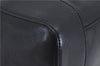 Authentic GUCCI Double Hose Motif Shoulder Tote Bag Leather 296877 Black 1609D