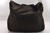 Authentic GUCCI Vintage Bamboo 2Way Shoulder Tote Bag Nylon Leather Brown 1609I
