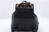 Authentic GUCCI Bamboo Backpack Leather Black 1610D