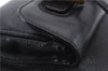 Authentic GUCCI Bamboo Backpack Leather Black 1610D