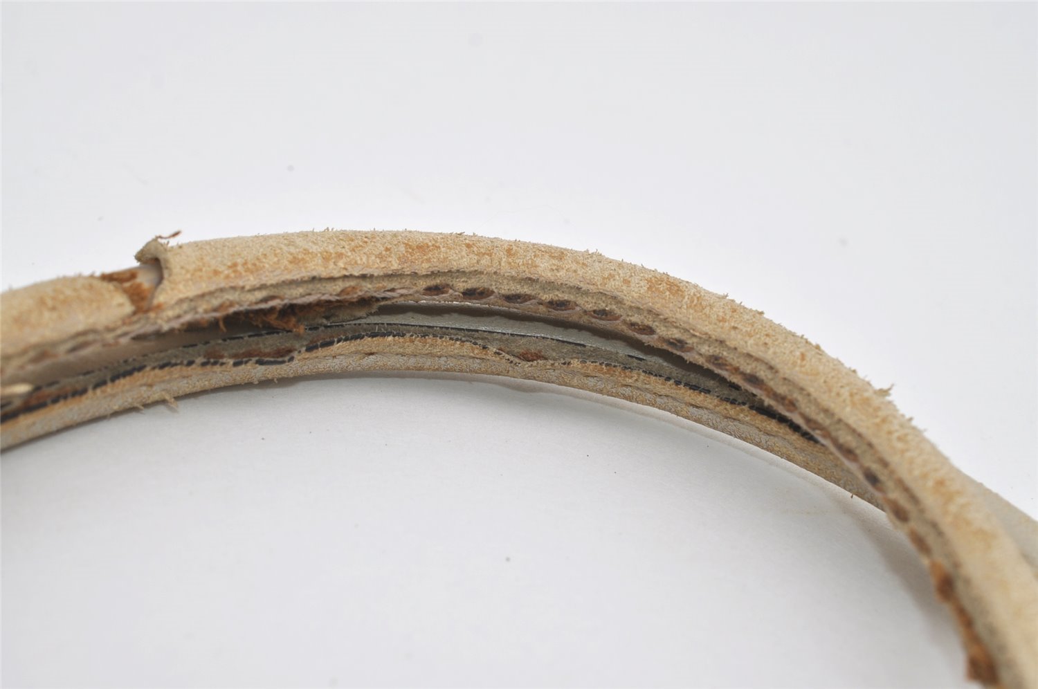 Authentic GUCCI Guccissima Shoulder Tote Bag GG Leather 197953 White 1610I