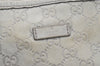 Authentic GUCCI Guccissima Shoulder Tote Bag GG Leather 197953 White 1610I