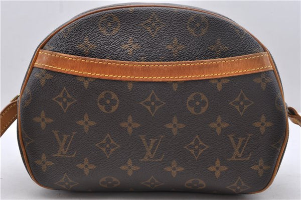 Authentic Louis Vuitton Monogram Blois Shoulder Cross Body Bag M51221 LV 1611D