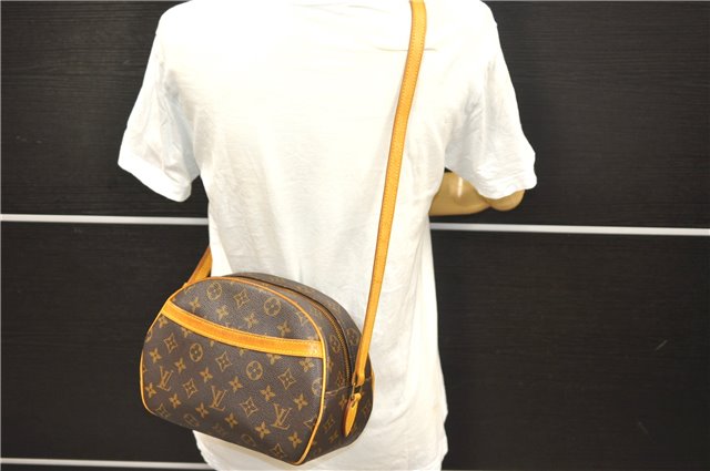 Authentic Louis Vuitton Monogram Blois Shoulder Cross Body Bag M51221 LV 1611D