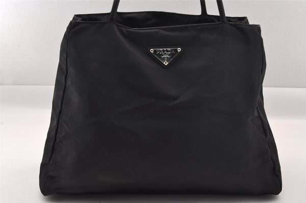 Authentic PRADA Vintage Nylon Tessuto Shoulder Hand Bag Black 1611I