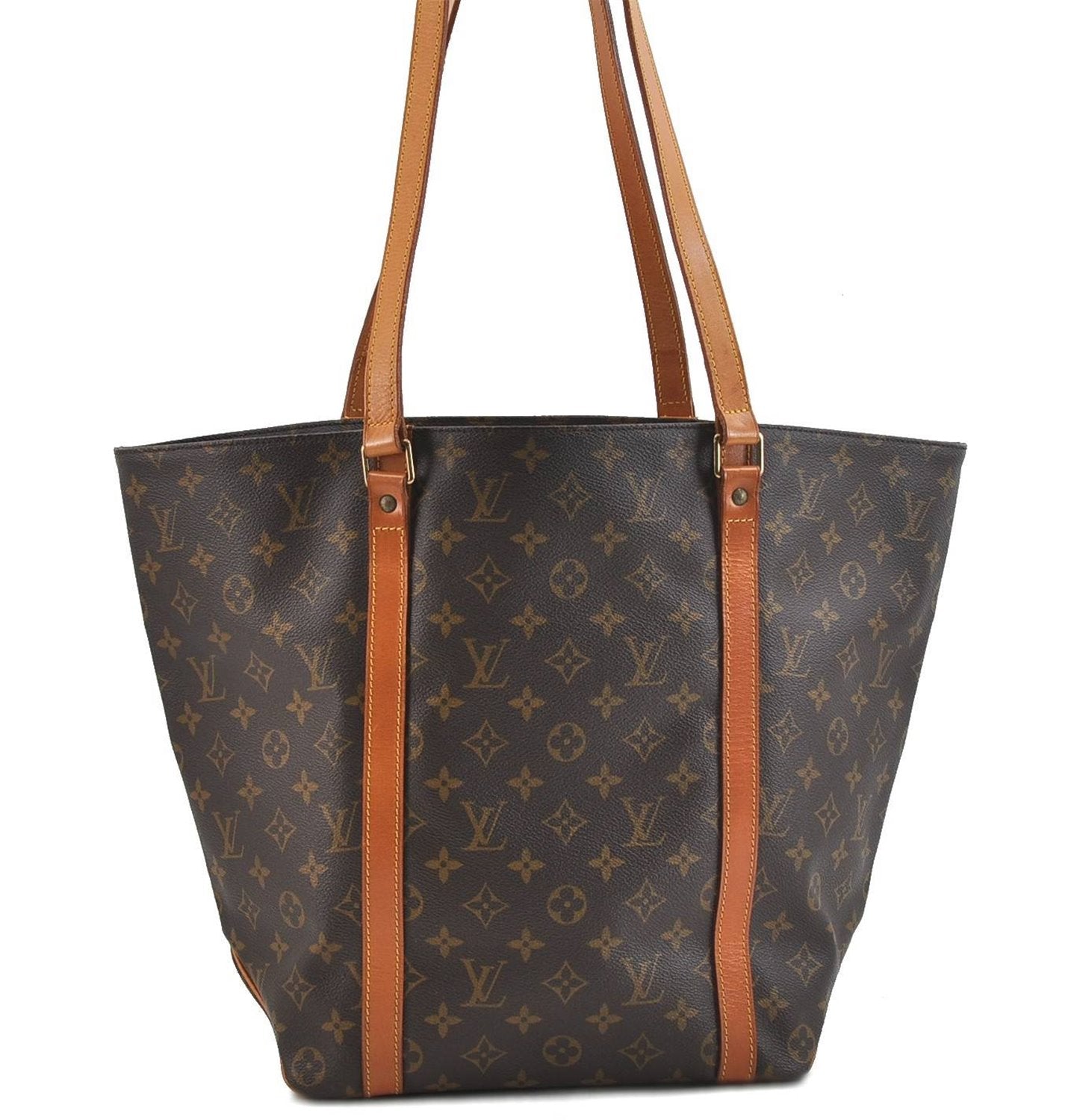 Authentic Louis Vuitton Monogram Sac Shopping PM Tote Bag M51108 LV 1612D