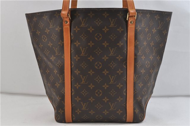 Authentic Louis Vuitton Monogram Sac Shopping PM Tote Bag M51108 LV 1612D