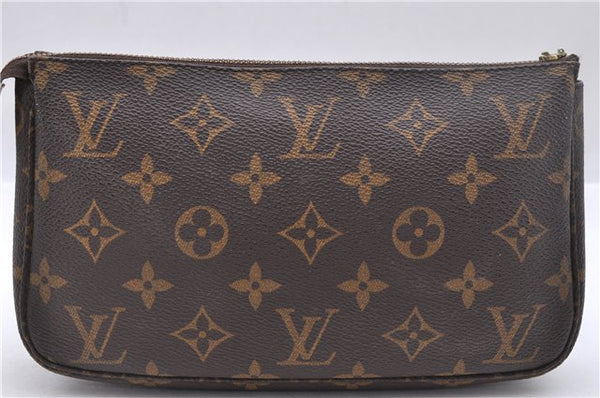 Authentic Louis Vuitton Monogram Pochette Accessoires Pouch M51980 LV Junk 1613D