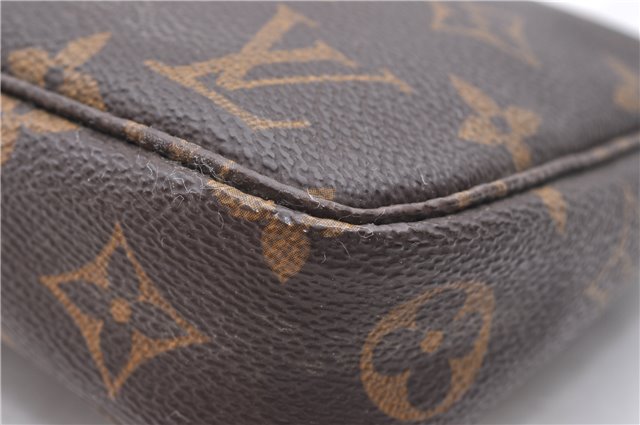 Authentic Louis Vuitton Monogram Pochette Accessoires Pouch M51980 LV Junk 1613D