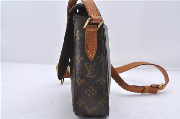 Auth Louis Vuitton Monogram Saint Cloud GM Shoulder Cross Bag M51242 LV 1614D