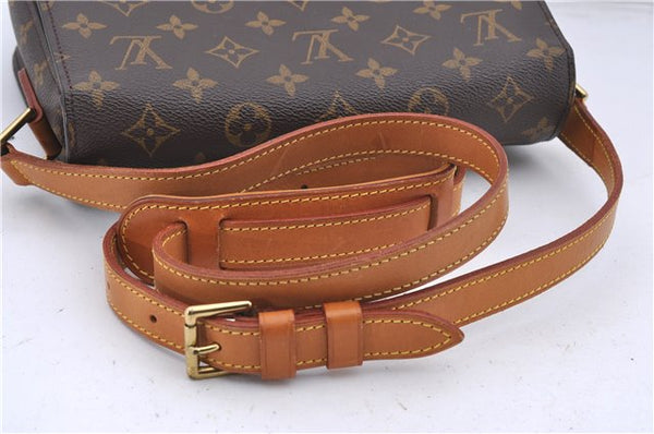 Auth Louis Vuitton Monogram Saint Cloud GM Shoulder Cross Bag M51242 LV 1614D