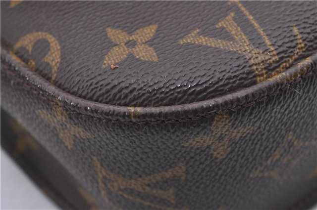 Auth Louis Vuitton Monogram Saint Cloud GM Shoulder Cross Bag M51242 LV 1614D