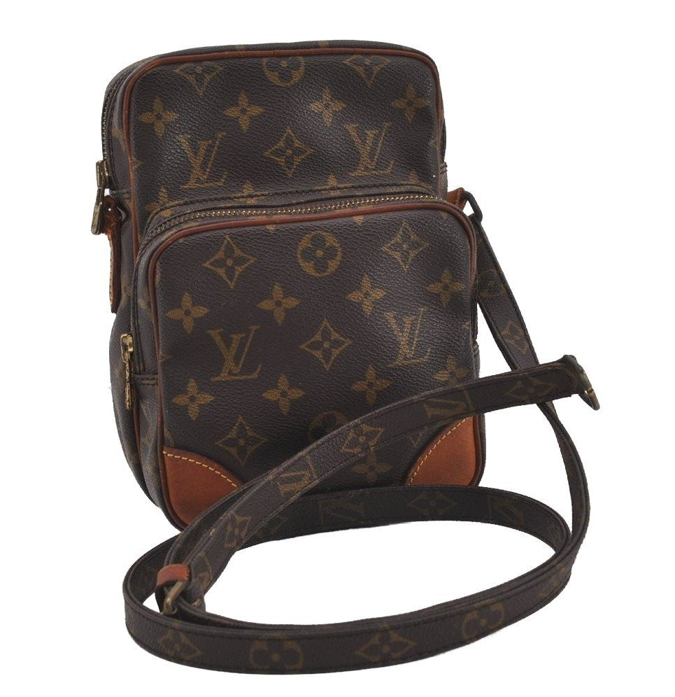Authentic Louis Vuitton Monogram Amazone Shoulder Cross Bag M45236 Junk 1614I