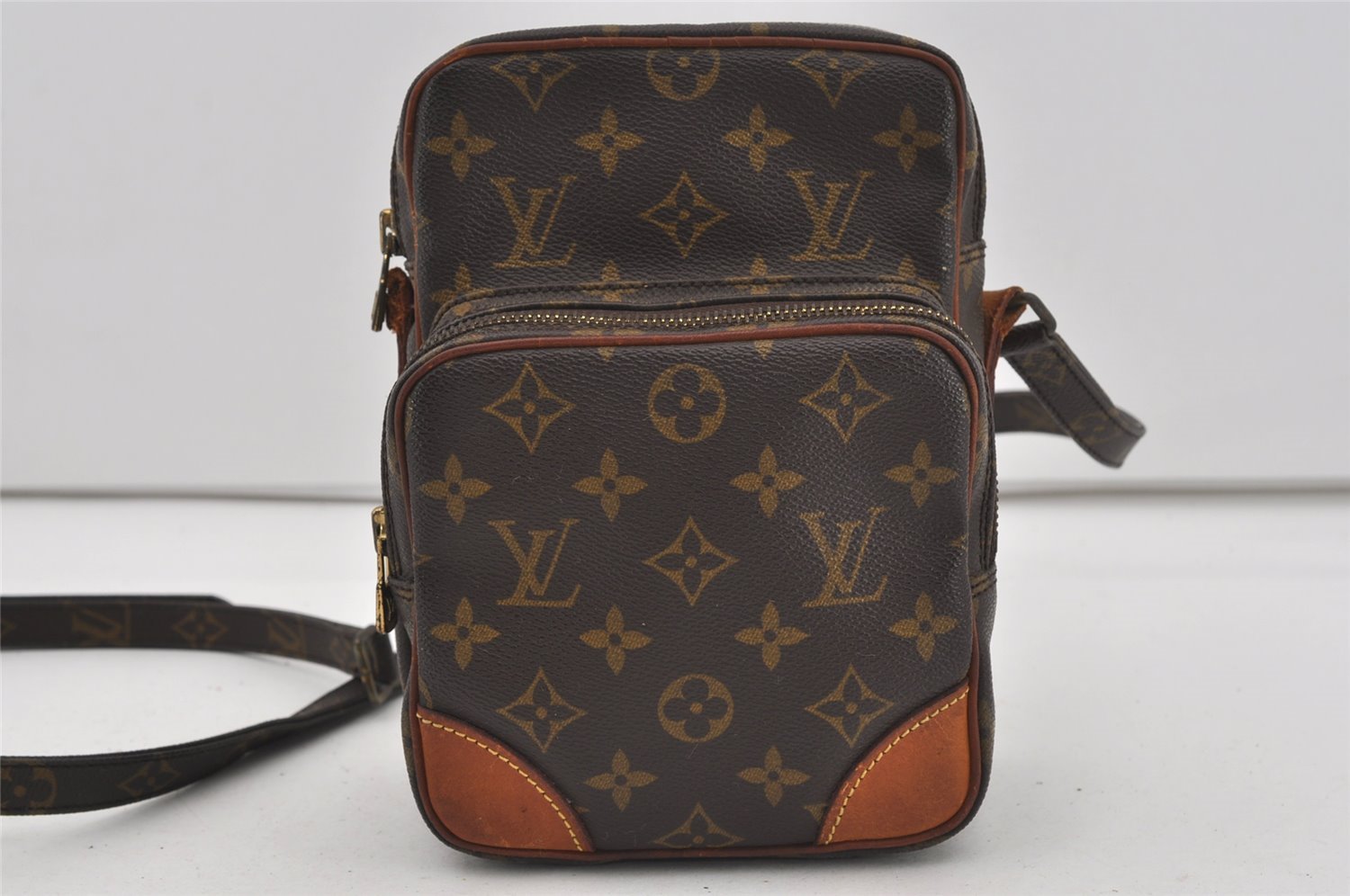 Authentic Louis Vuitton Monogram Amazone Shoulder Cross Bag M45236 Junk 1614I