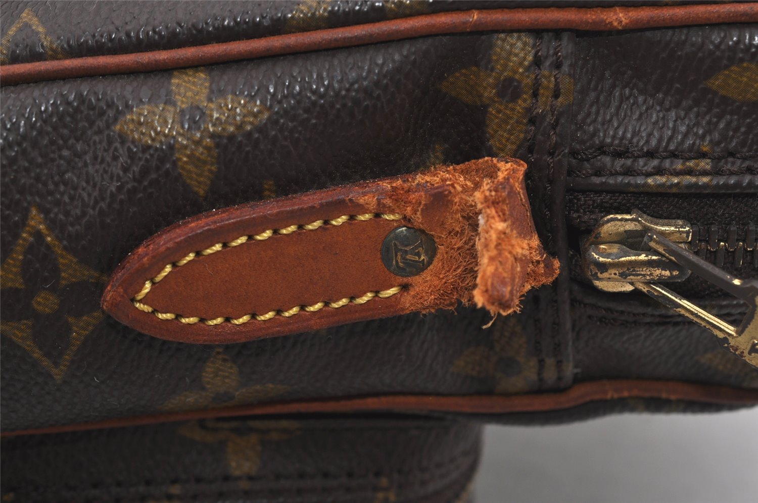 Authentic Louis Vuitton Monogram Amazone Shoulder Cross Bag M45236 Junk 1614I