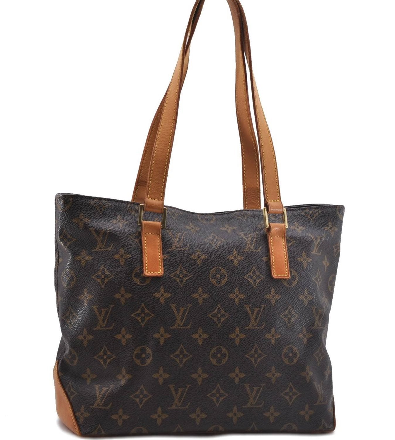 Authentic Louis Vuitton Monogram Cabas Piano Tote Bag M51148 LV 1615D