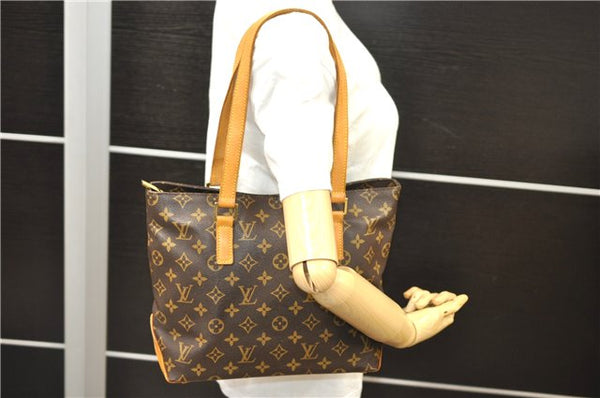 Authentic Louis Vuitton Monogram Cabas Piano Tote Bag M51148 LV 1615D