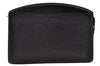 Authentic Louis Vuitton Epi Trousse Crete Clutch Bag Black M48402 LV Junk 1615I