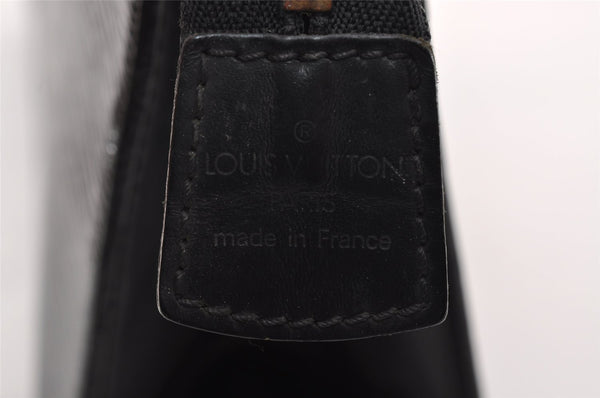 Authentic Louis Vuitton Epi Trousse Crete Clutch Bag Black M48402 LV Junk 1615I