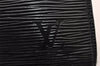 Authentic Louis Vuitton Epi Trousse Crete Clutch Bag Black M48402 LV Junk 1615I