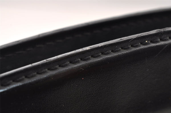 Authentic Louis Vuitton Epi Trousse Crete Clutch Bag Black M48402 LV Junk 1615I