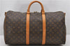 Auth Louis Vuitton Monogram Keepall Bandouliere 50 Boston Bag M41416 LV 1616D