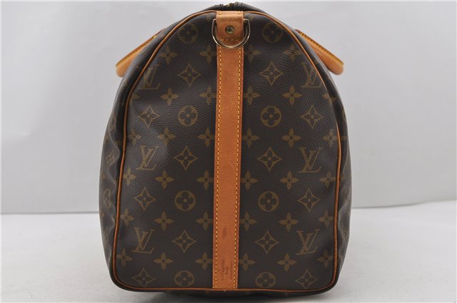 Auth Louis Vuitton Monogram Keepall Bandouliere 50 Boston Bag M41416 LV 1616D