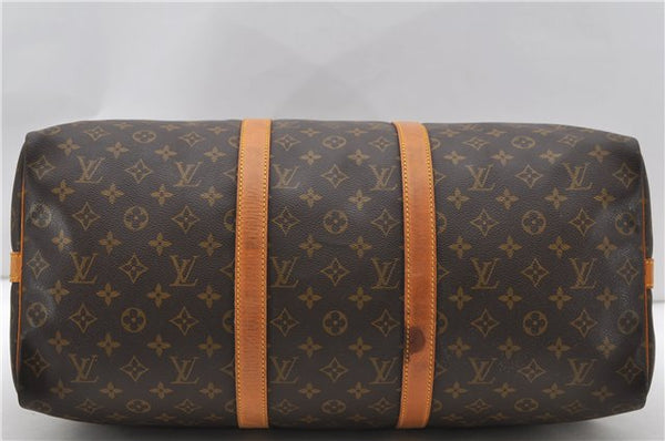 Auth Louis Vuitton Monogram Keepall Bandouliere 50 Boston Bag M41416 LV 1616D