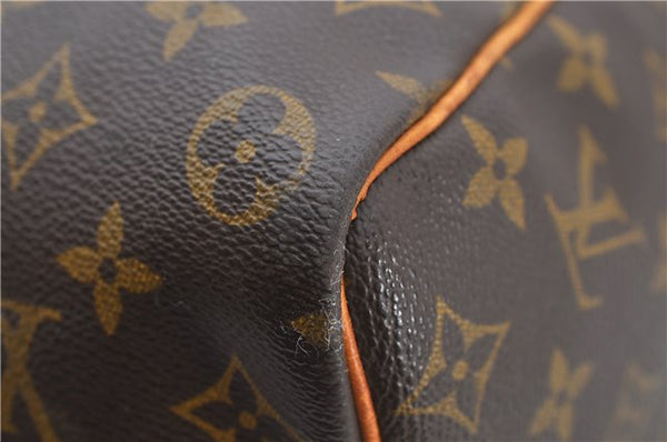 Auth Louis Vuitton Monogram Keepall Bandouliere 50 Boston Bag M41416 LV 1616D