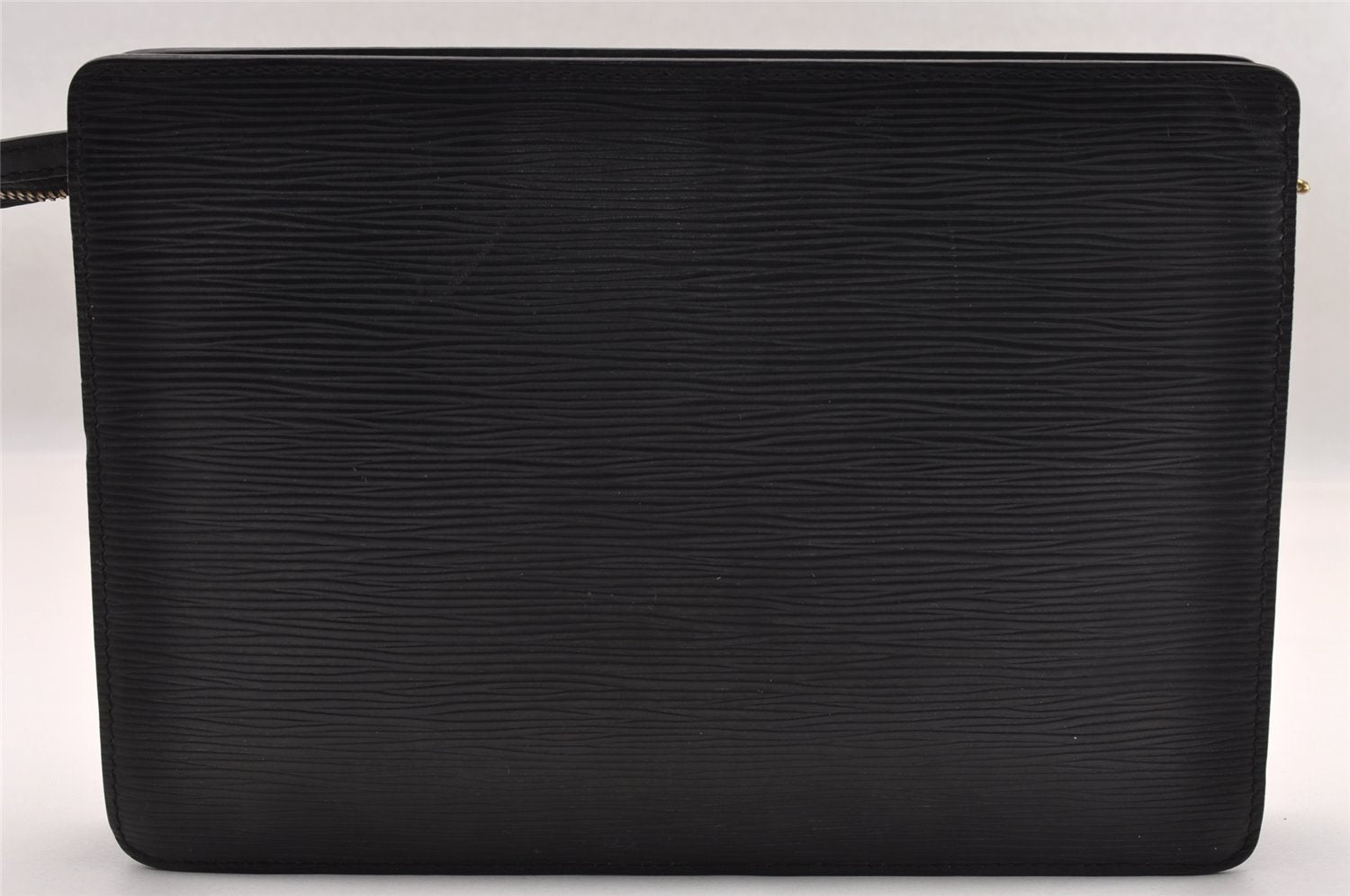 Authentic Louis Vuitton Epi Pochette Homme Clutch Hand Bag Black M52522 LV 1616I