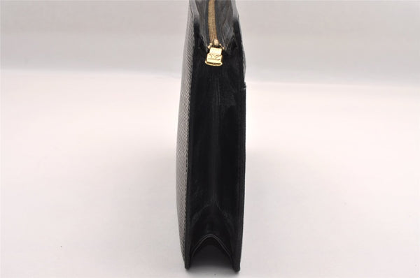 Authentic Louis Vuitton Epi Pochette Homme Clutch Hand Bag Black M52522 LV 1616I