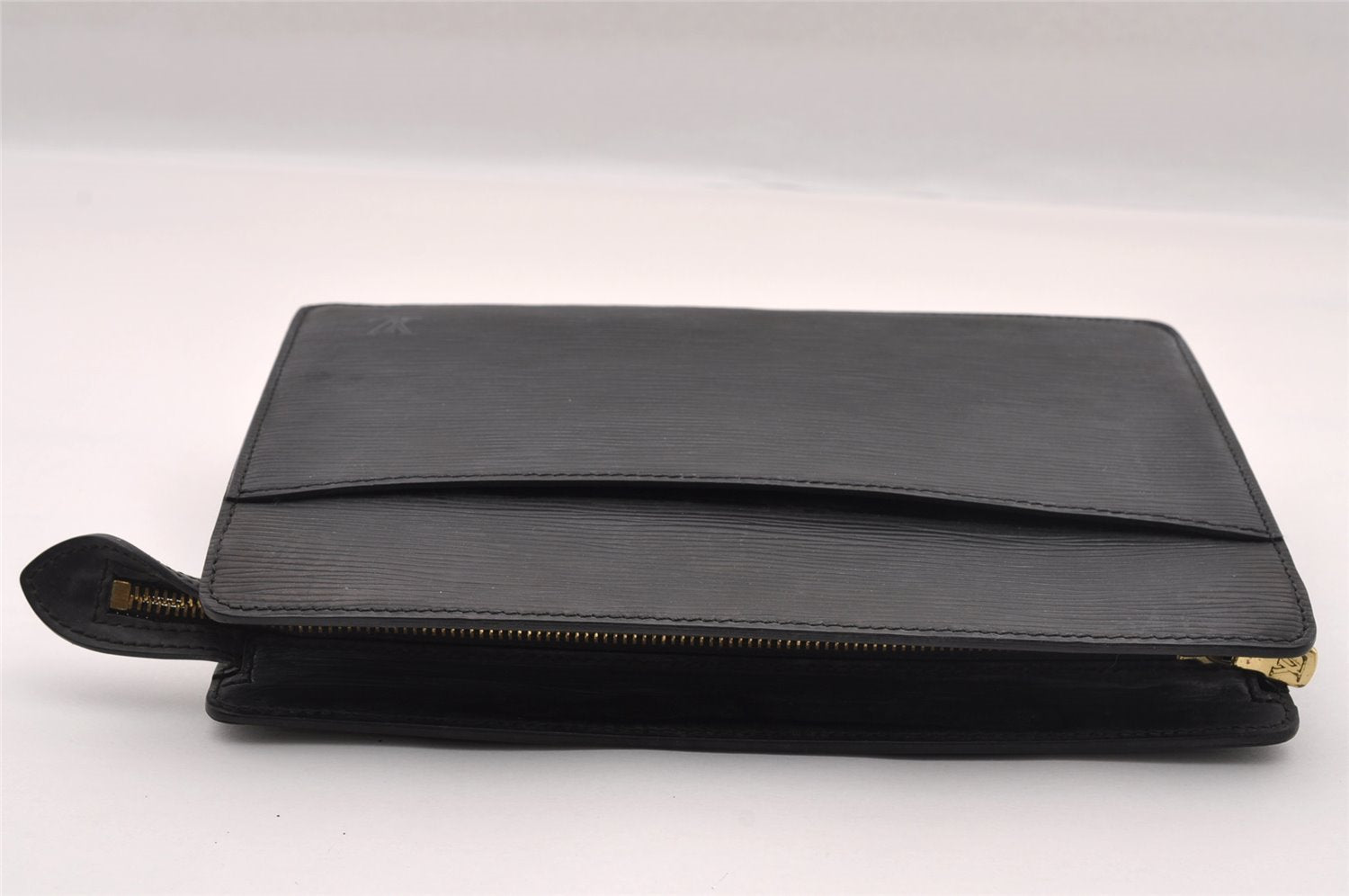 Authentic Louis Vuitton Epi Pochette Homme Clutch Hand Bag Black M52522 LV 1616I