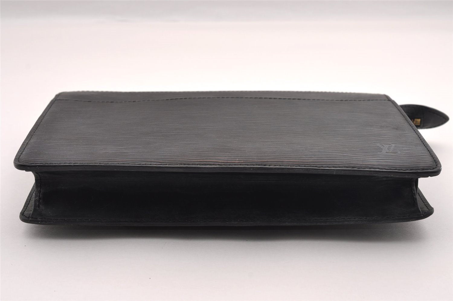 Authentic Louis Vuitton Epi Pochette Homme Clutch Hand Bag Black M52522 LV 1616I