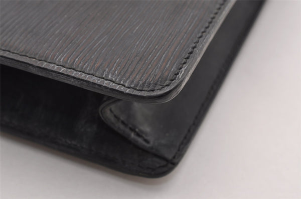 Authentic Louis Vuitton Epi Pochette Homme Clutch Hand Bag Black M52522 LV 1616I