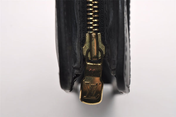 Authentic Louis Vuitton Epi Pochette Homme Clutch Hand Bag Black M52522 LV 1616I