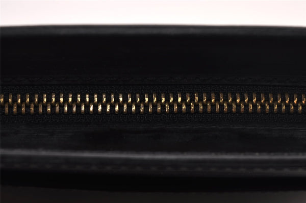 Authentic Louis Vuitton Epi Pochette Homme Clutch Hand Bag Black M52522 LV 1616I
