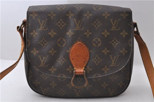 Auth Louis Vuitton Monogram Saint Cloud GM Shoulder Cross Bag M51242 LV 1617D