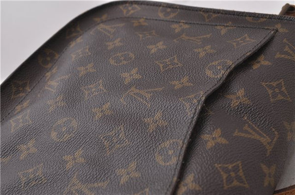 Auth Louis Vuitton Monogram Saint Cloud GM Shoulder Cross Bag M51242 LV 1617D