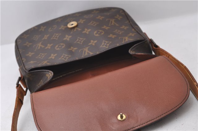 Auth Louis Vuitton Monogram Saint Cloud GM Shoulder Cross Bag M51242 LV 1617D