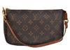 Authentic Louis Vuitton Monogram Pochette Accessoires Pouch M51980 LV 1617E
