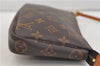 Authentic Louis Vuitton Monogram Pochette Accessoires Pouch M51980 LV 1617E