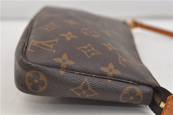 Authentic Louis Vuitton Monogram Pochette Accessoires Pouch M51980 LV 1617E